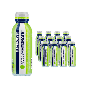 Wow Hydrate Electrolyte Water 12x500ml Lemon & Lime