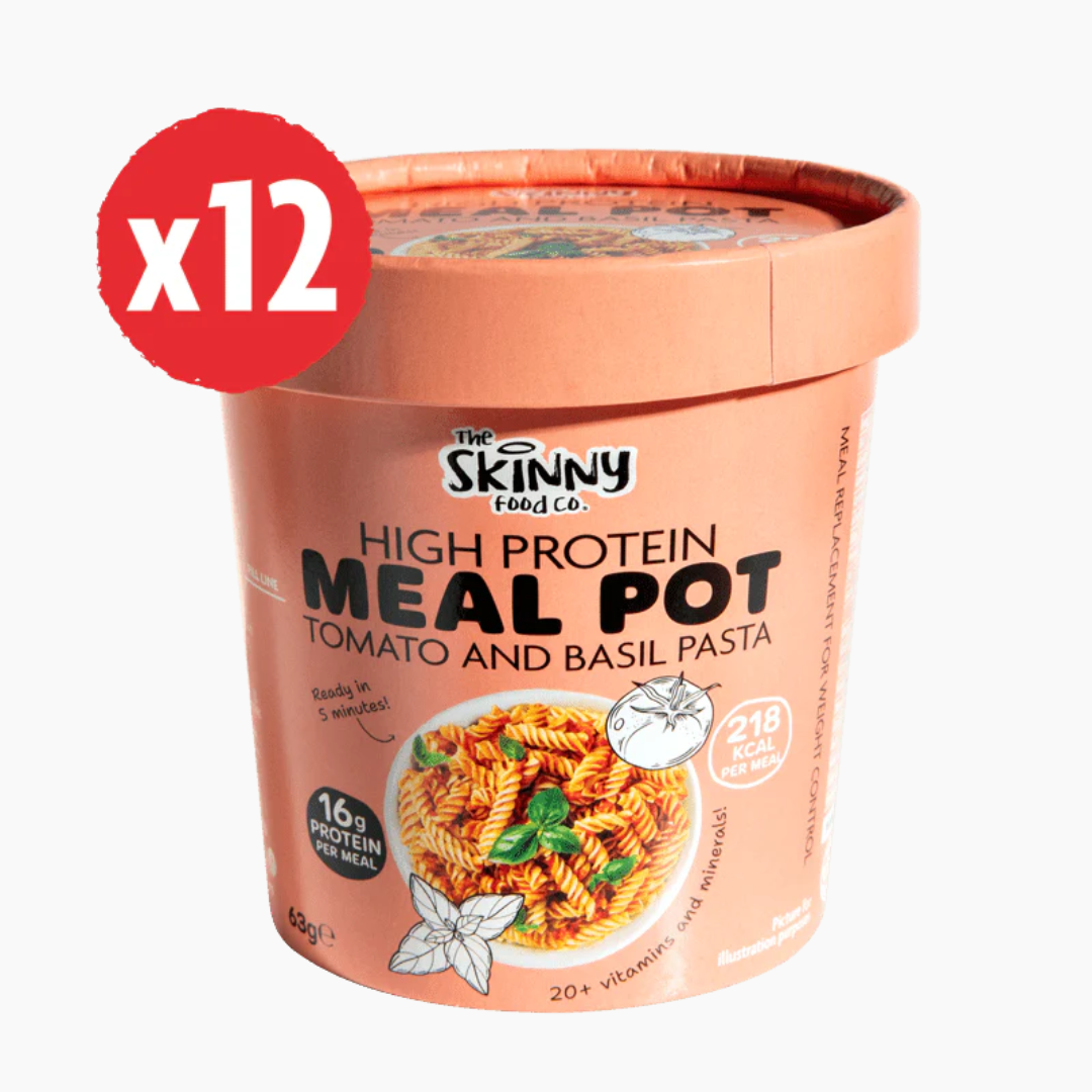 The Skinny Food Co High Protein Mealpots 12x62g Tomato & Basil