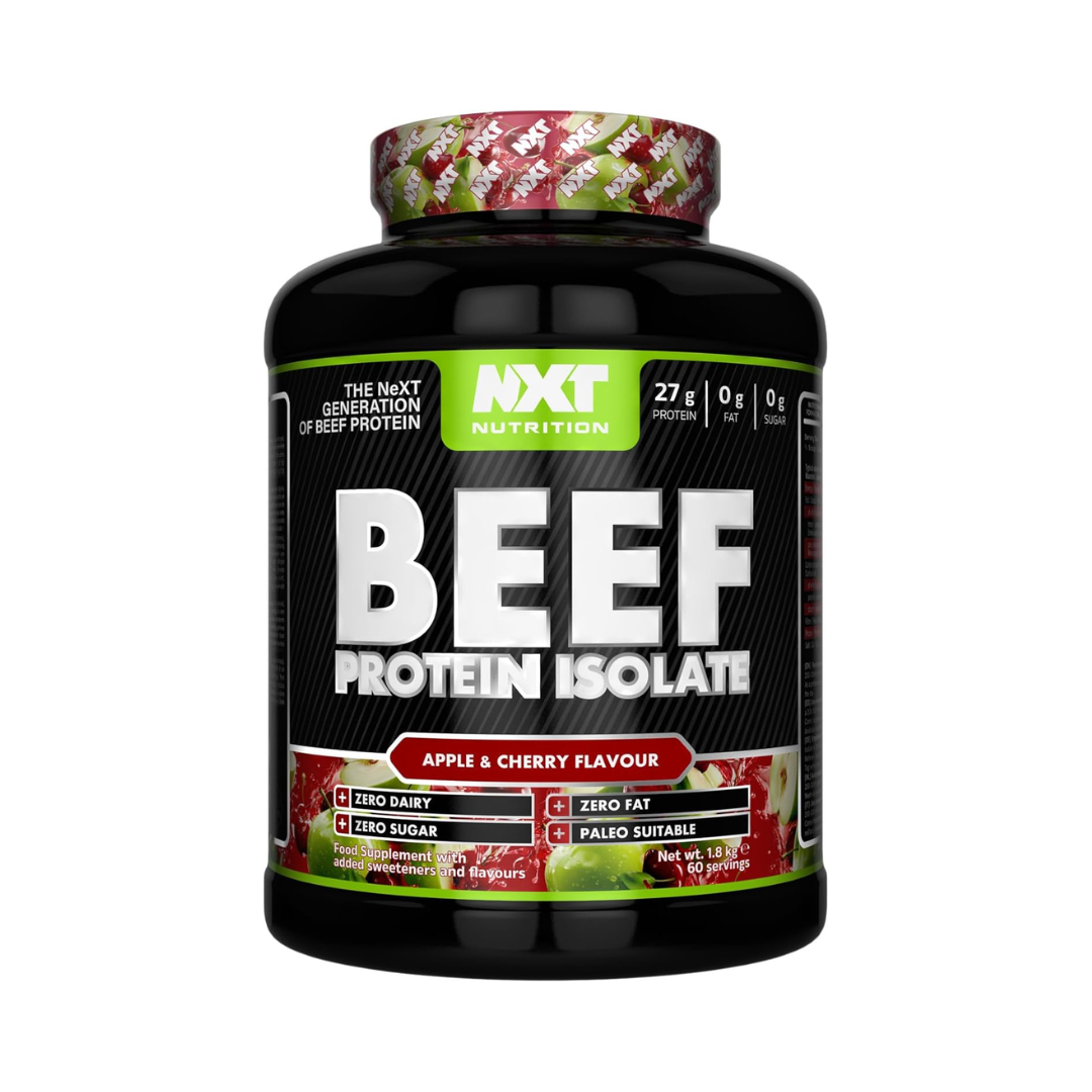 NXT Nutrition Beef Protein Isolate 1.8kg Apple & Cherry