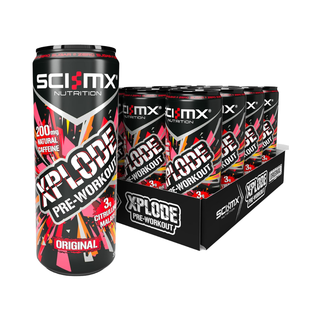 SCI-MX X-PLODE Pre-Workout Energy Drink 12x330ml Original