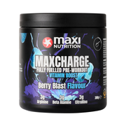 Maxi Nutrition Max Charge Vitamin Boosted Pre-Workout 300g Berry Blast