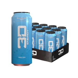 3D Energy Drink 12x473ml Blueberry Mist