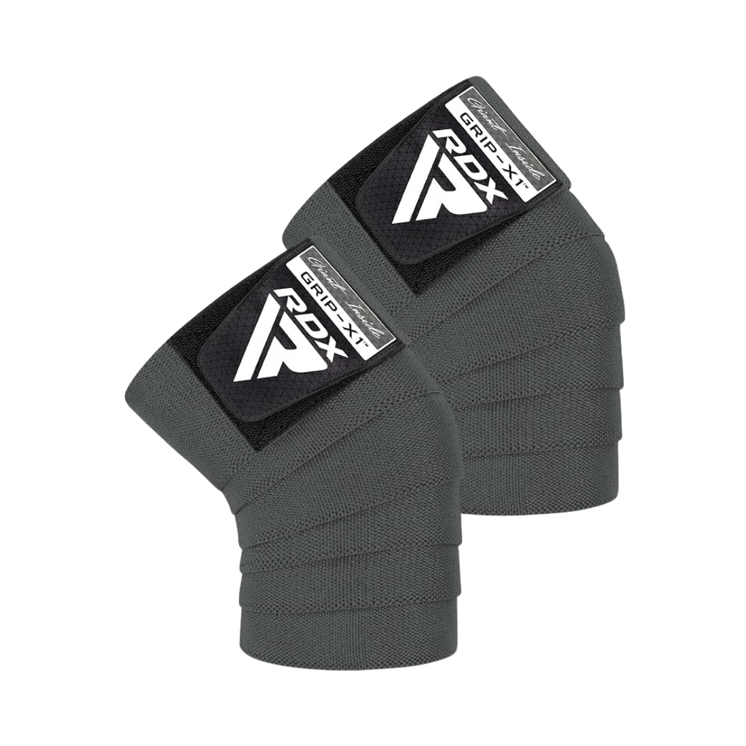 RDX Gym Knee Wraps K1 Grey