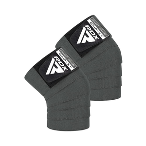 RDX Gym Knee Wraps K1 Grey