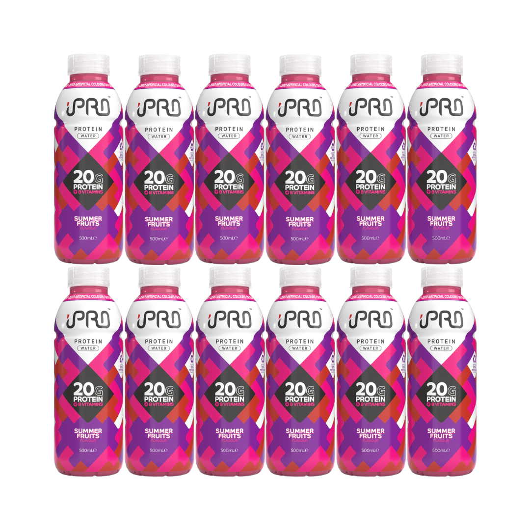 IPRO Hydrate Protein Water 12x500ml Summer Fruits