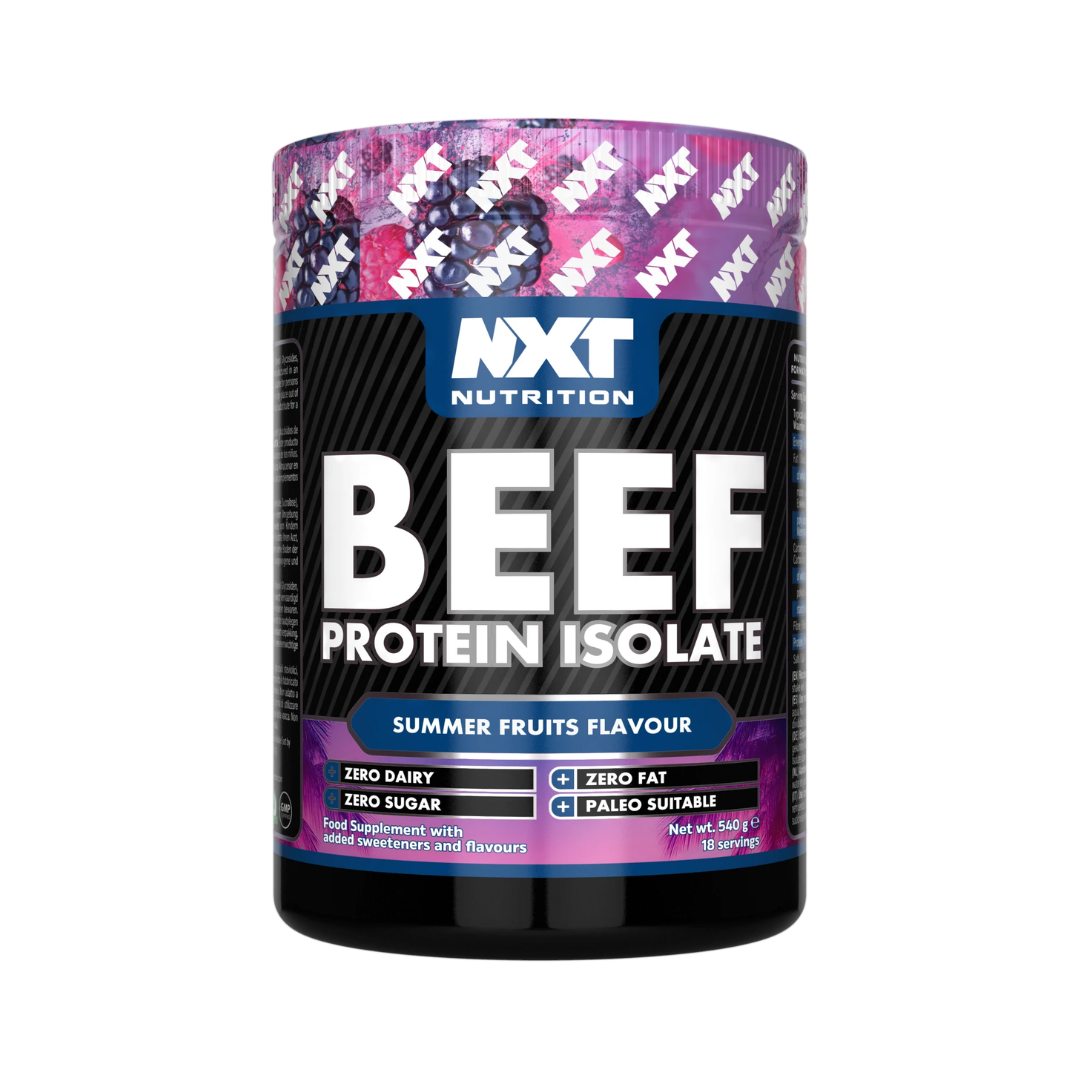 NXT Nutrition Beef Protein Isolate 540g Summer Fruits