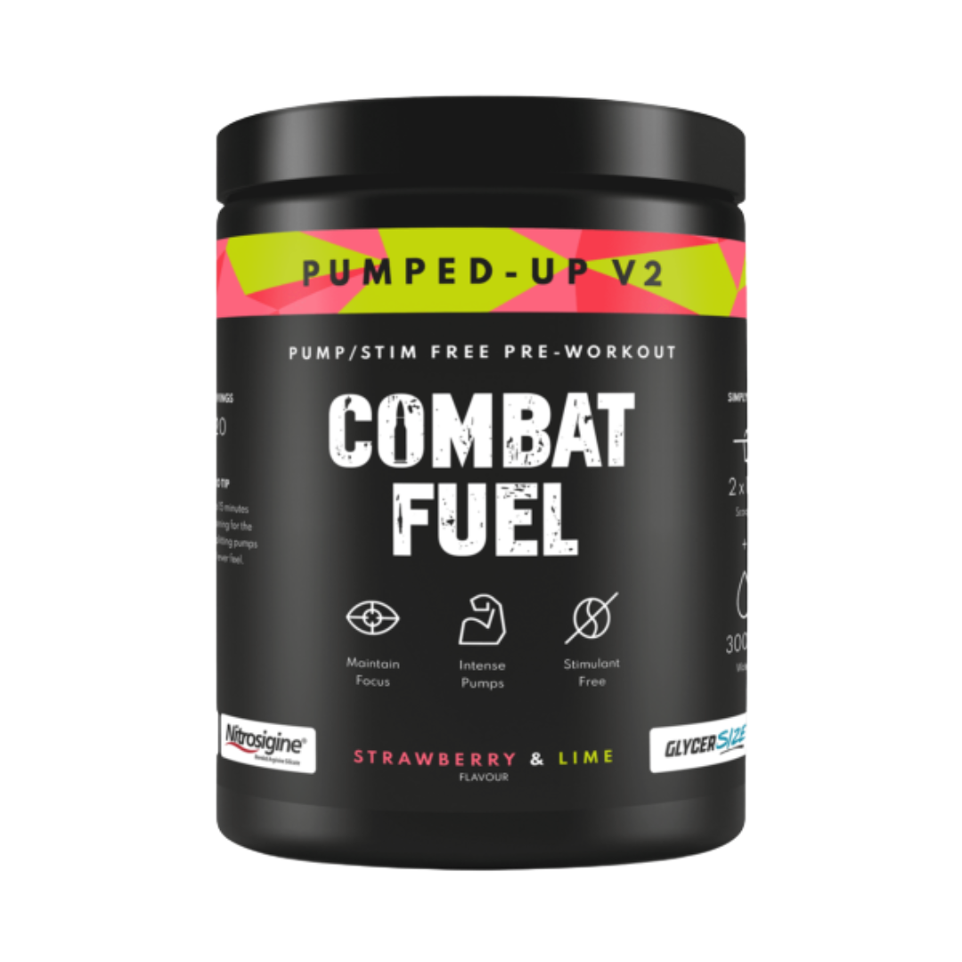 Combat Fuel Pumped-Up V2 500g Strawberry & Lime V2
