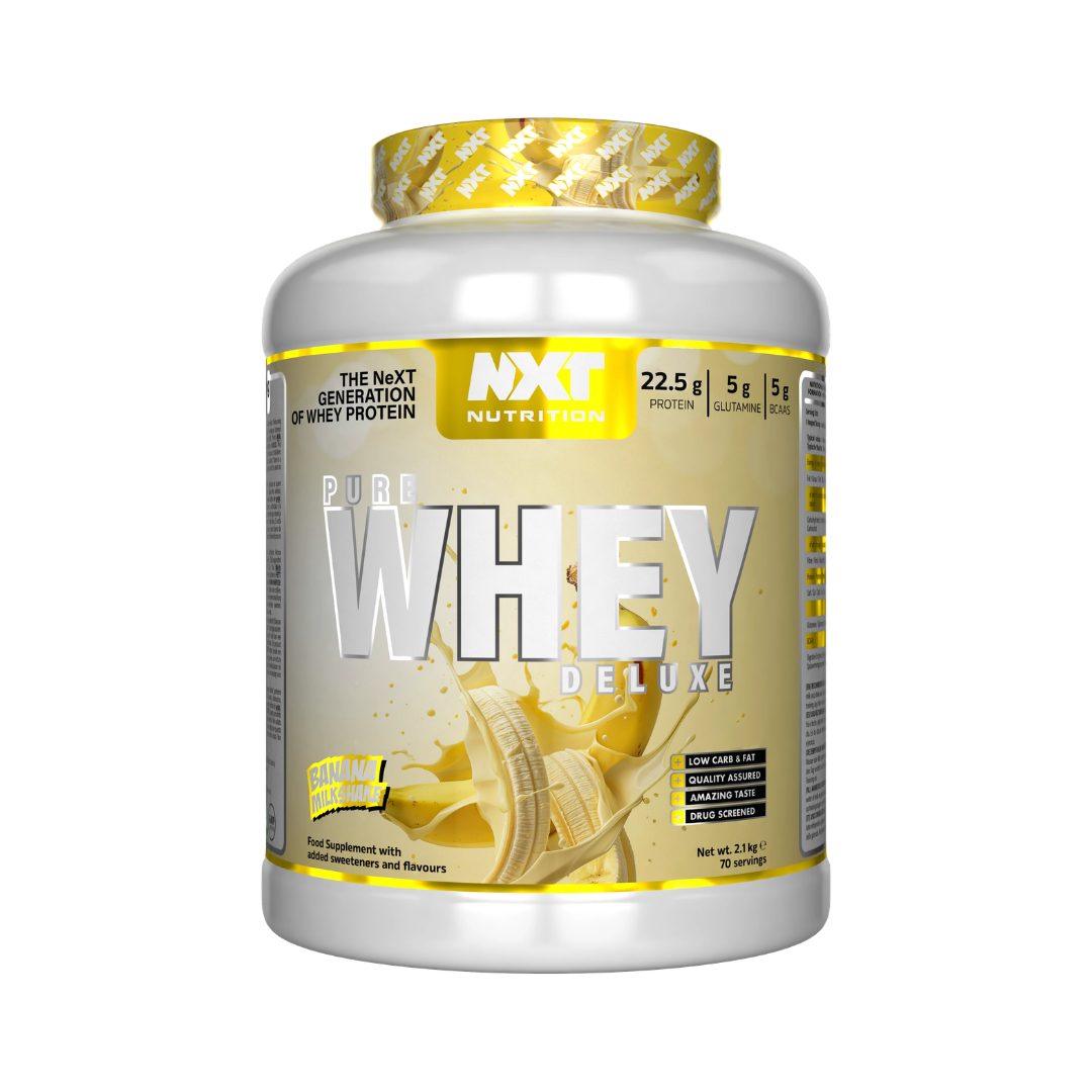 NXT Nutrition Pure Whey Deluxe 2.1kg Banana Milkshake