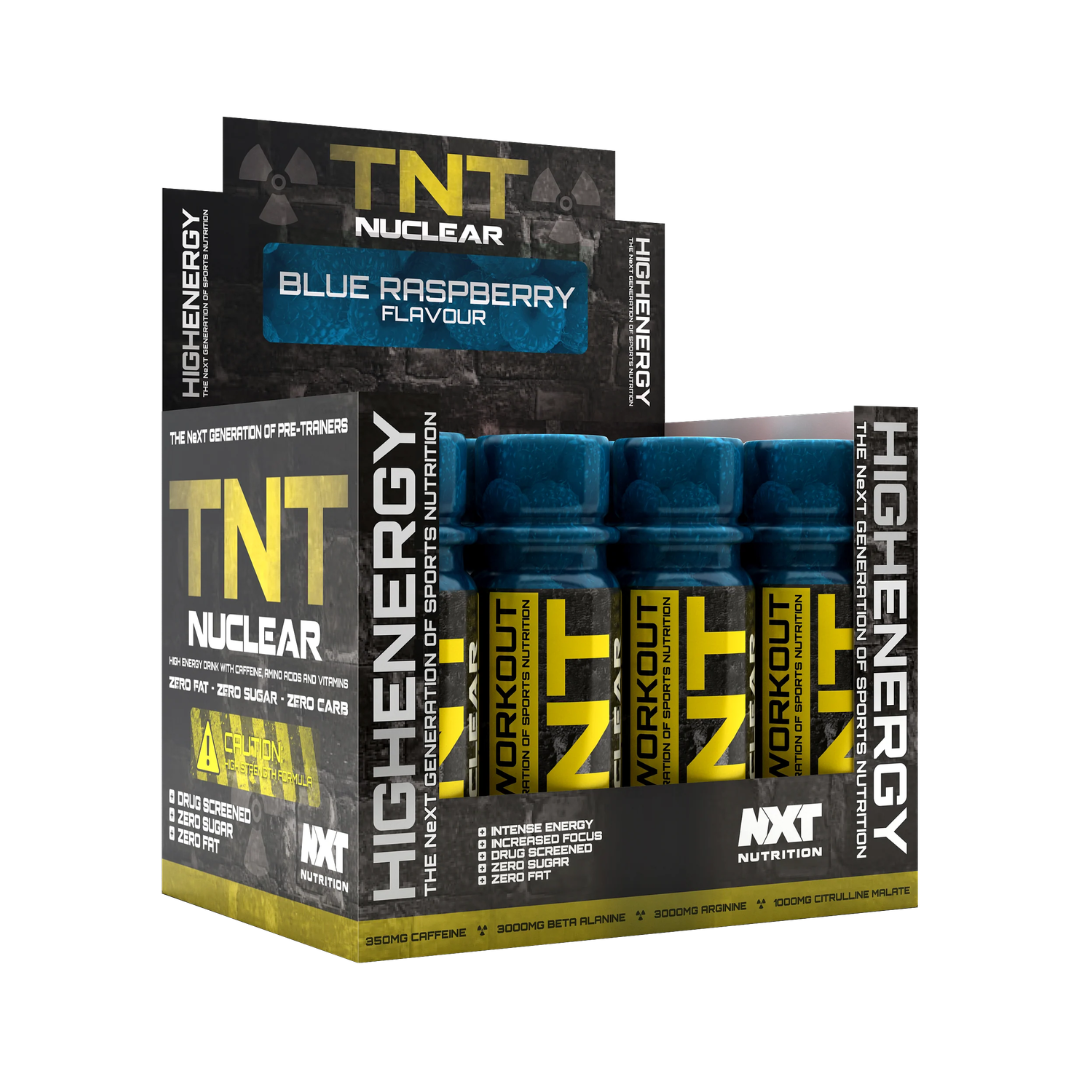 NXT Nutrition TNT Nuclear Shots 12x60ml Blue Raspberry