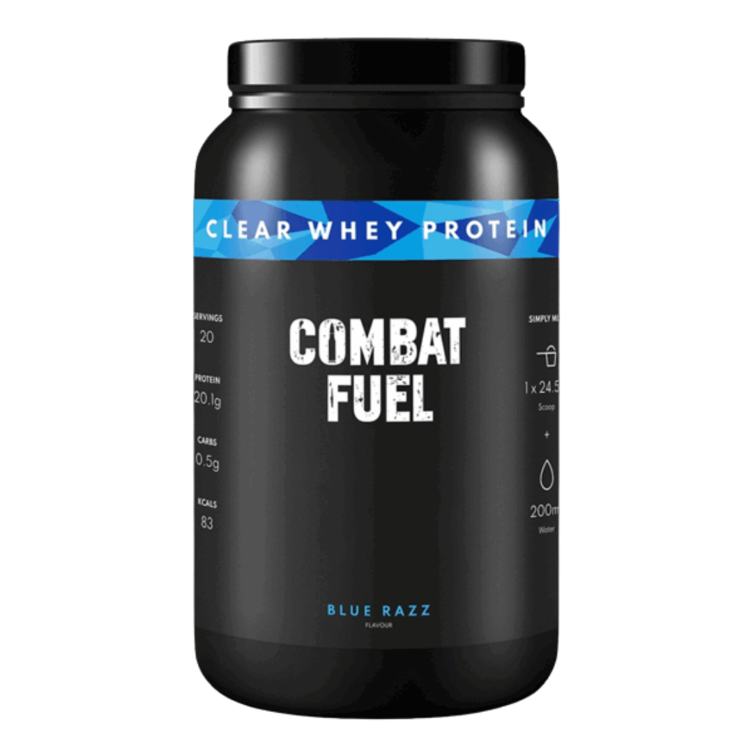 Combat Fuel Clear Whey Protein 490g Blue Razz