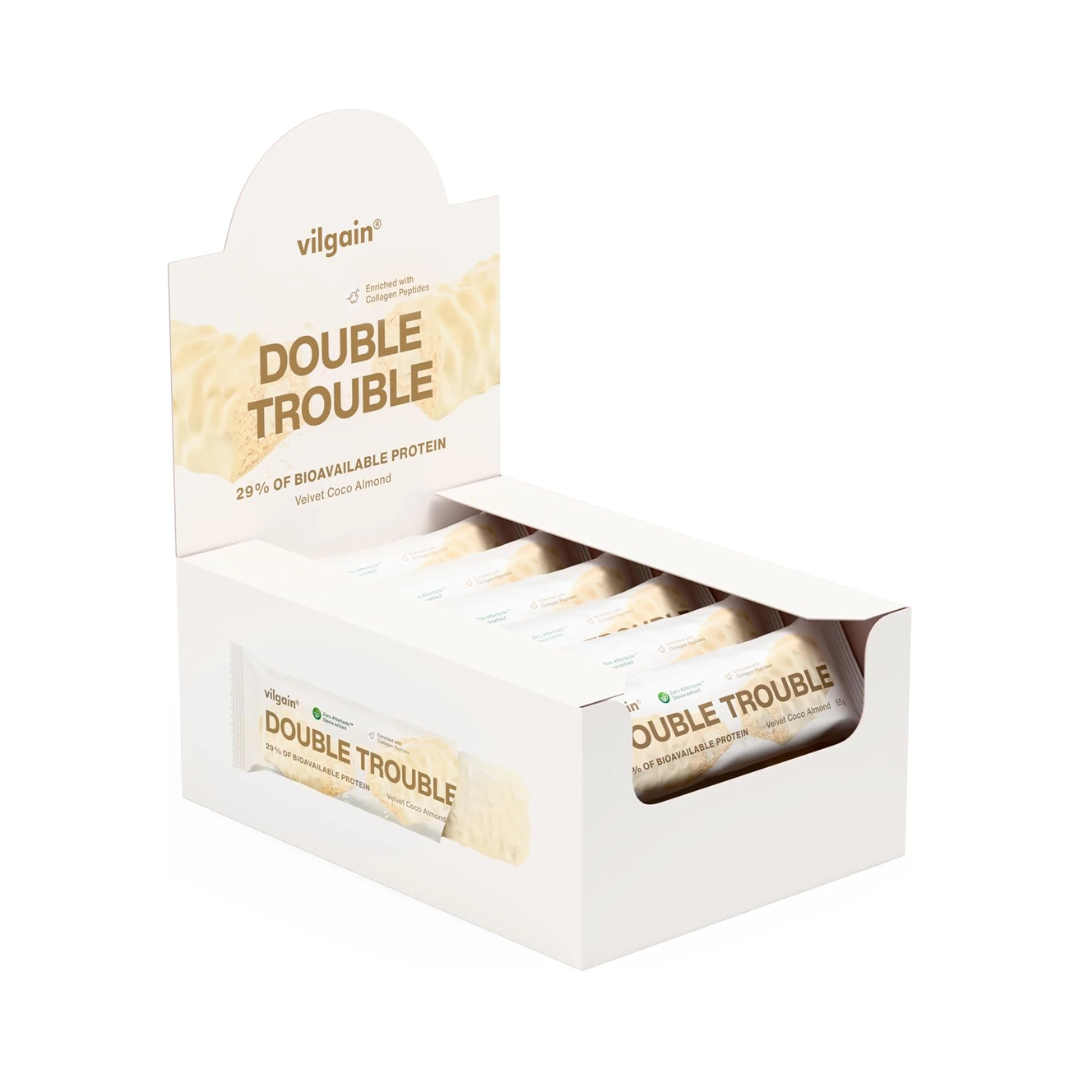 Vilgain Trouble Protein Bar 12x55g Choco Almond