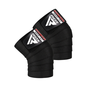 RDX Gym Knee Wraps K1 Black