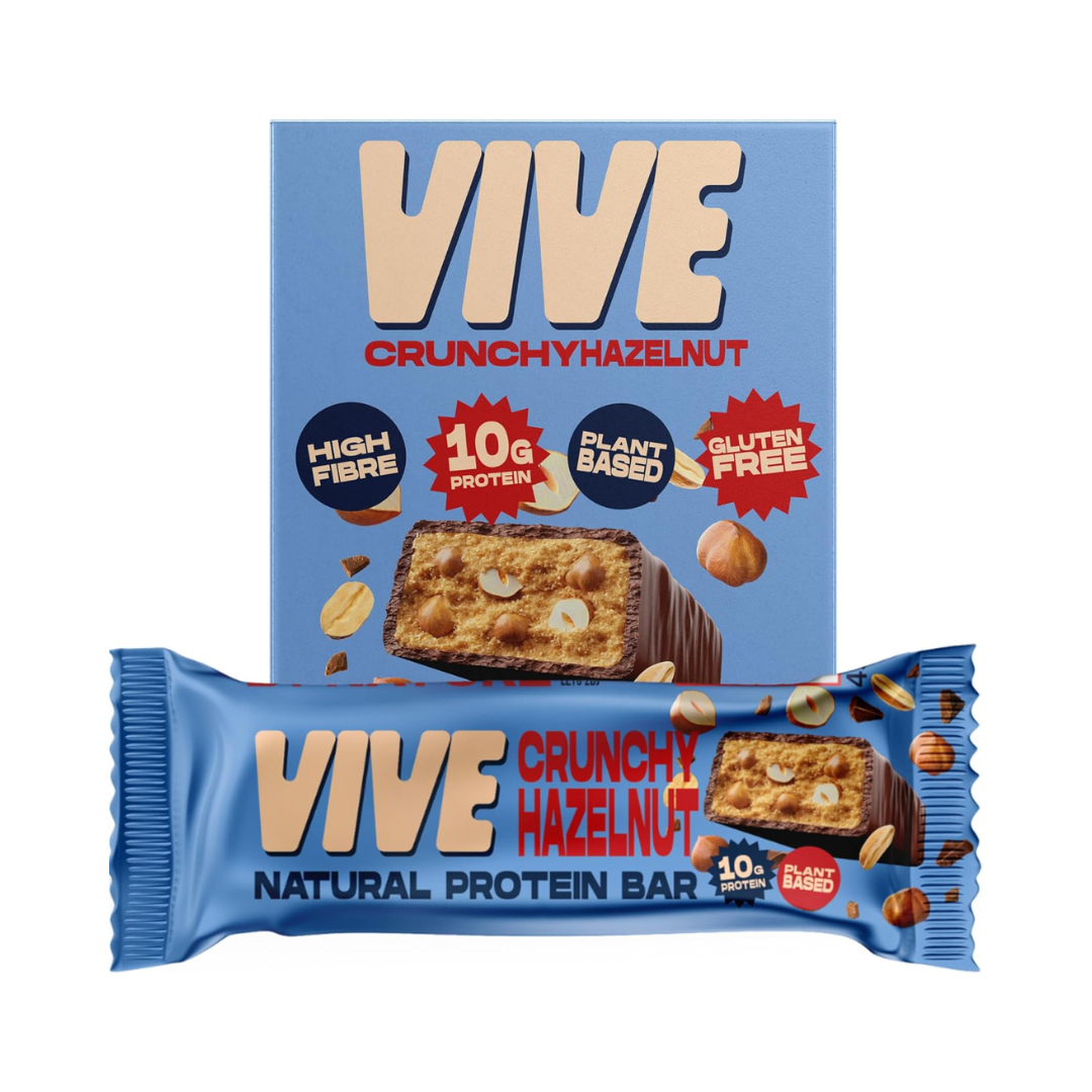 Vive Natural Protein Snack Bar 12x50g Hazelnut