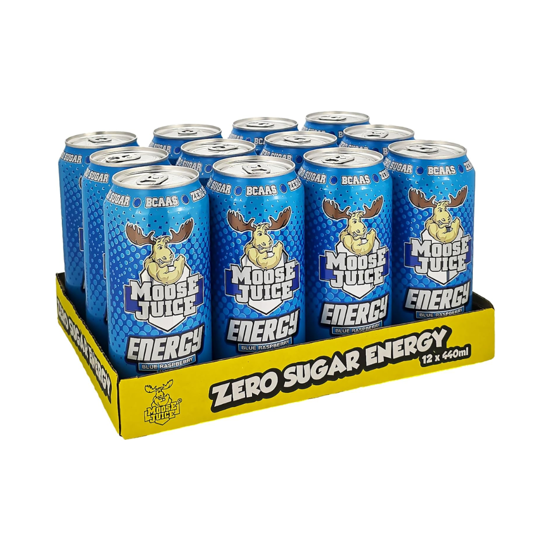 Muscle Moose Moose Juice 12x440ml Blue Raspberry