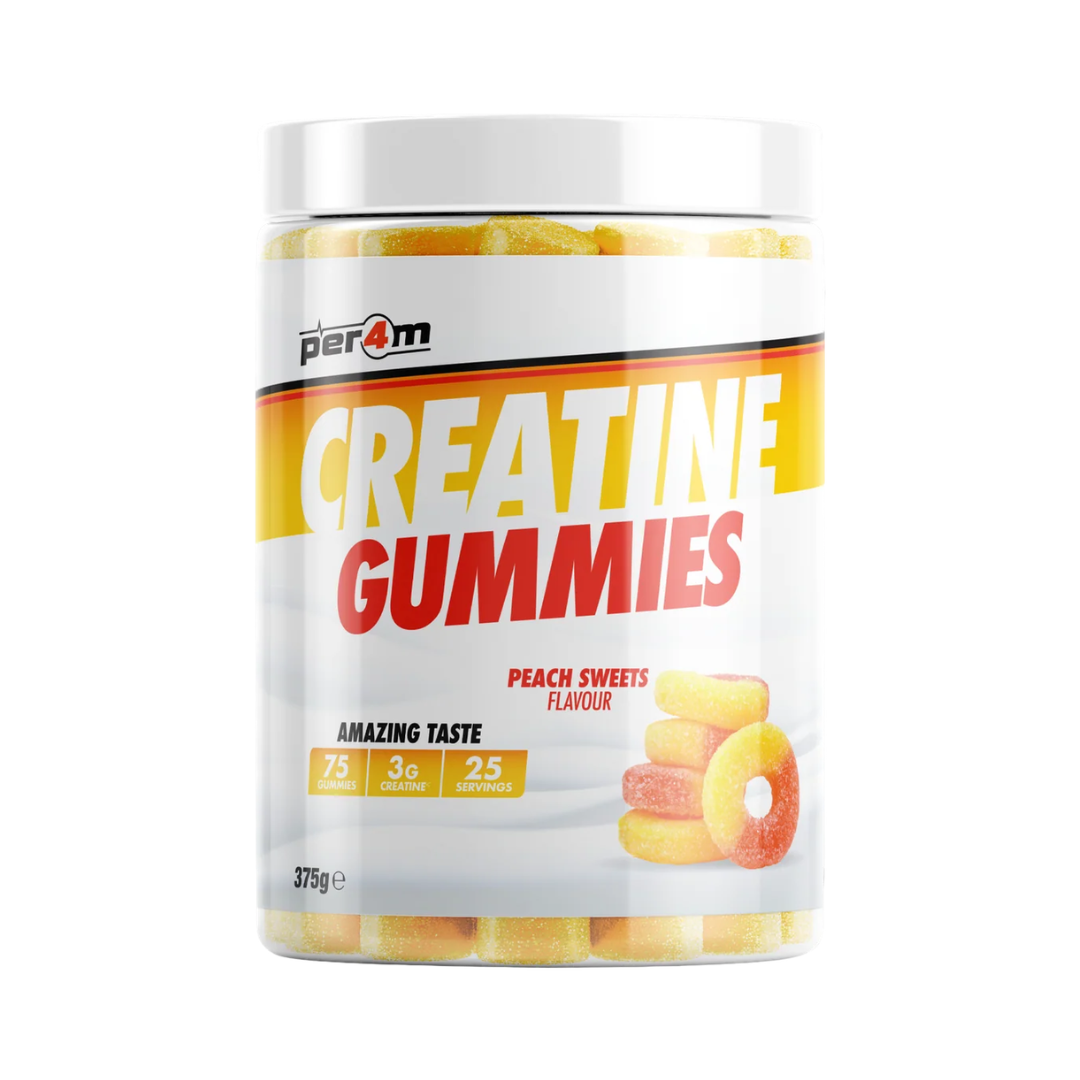 Per4m Creatine Gummies 375g Peach Sweets