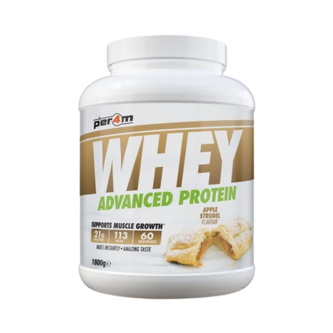 Per4m Advanced Whey Protein 1.8kg - Apple Strudel