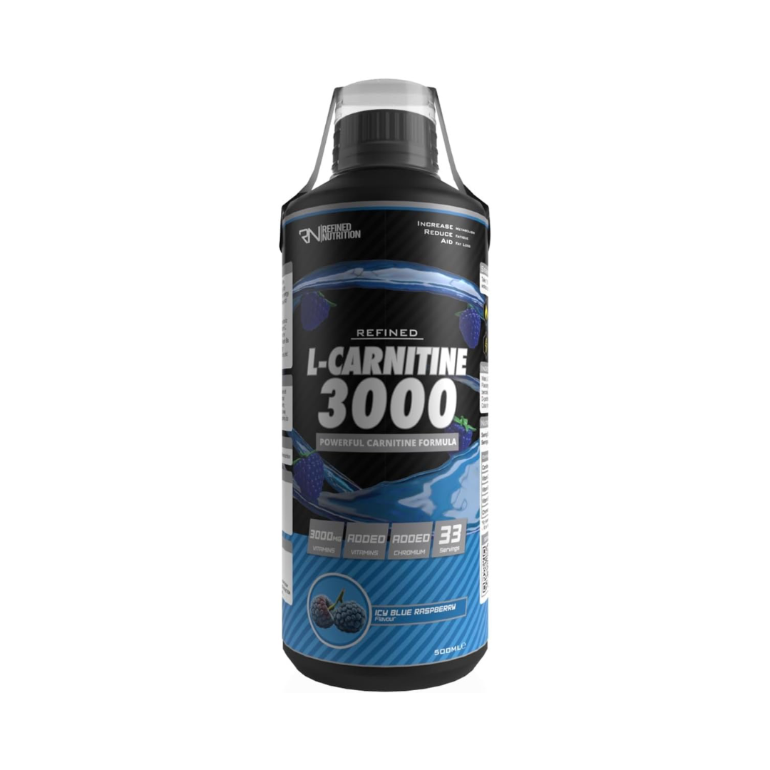 Refined Nutrition L-Carnitine 3000 500ml Icy Blue Raspberry