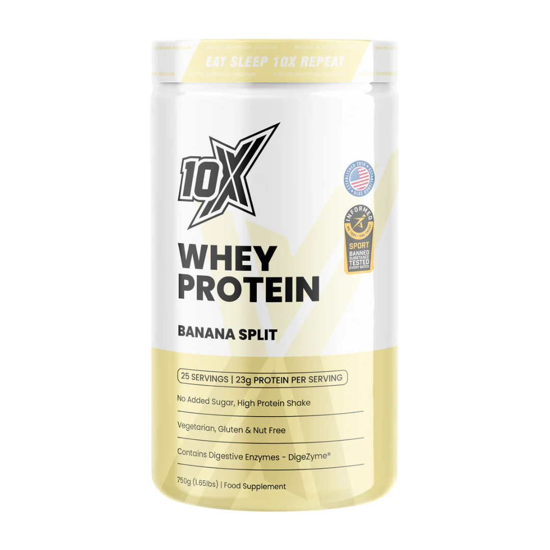 10X Athletic 10X Whey Protein 750g Banana Split