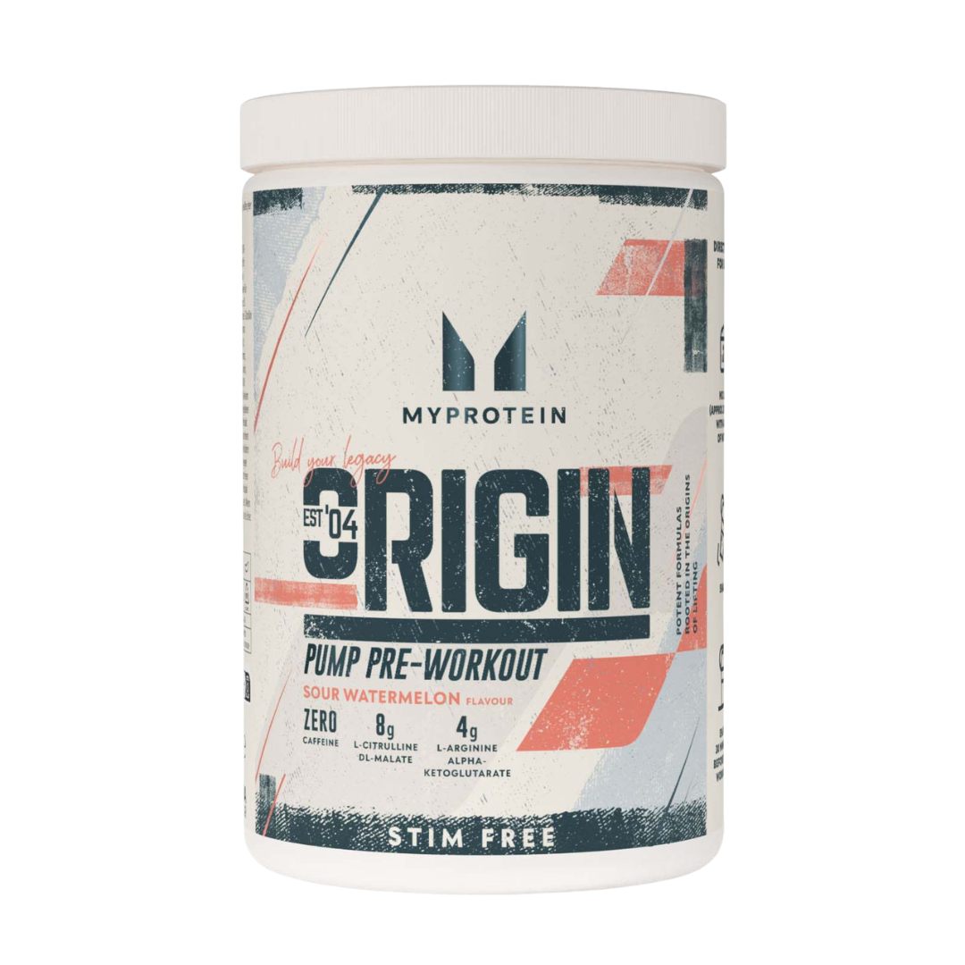 MyProtein Origin Pre Workout Stim-Free 0.63kg Sour Watermelon