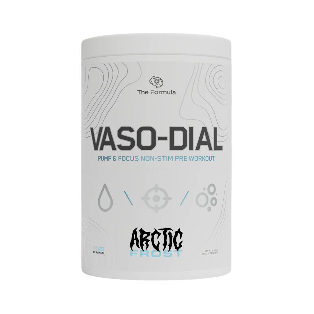 The Formula VASODIAL Non-Stim Pre Workout 630g Arctic Frost