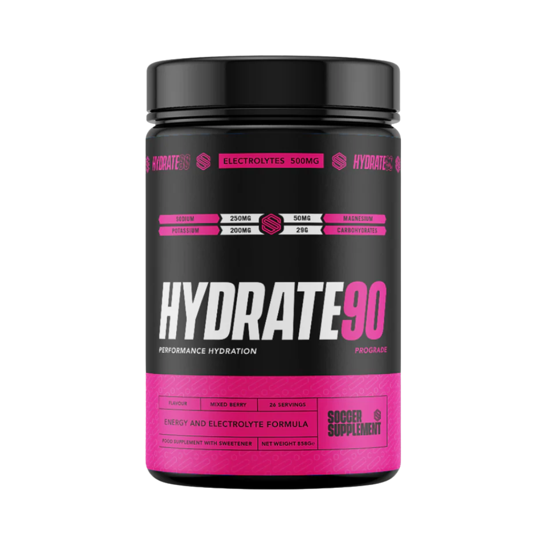 Soccer Supplement Hydrate90 858g Mixed Berry