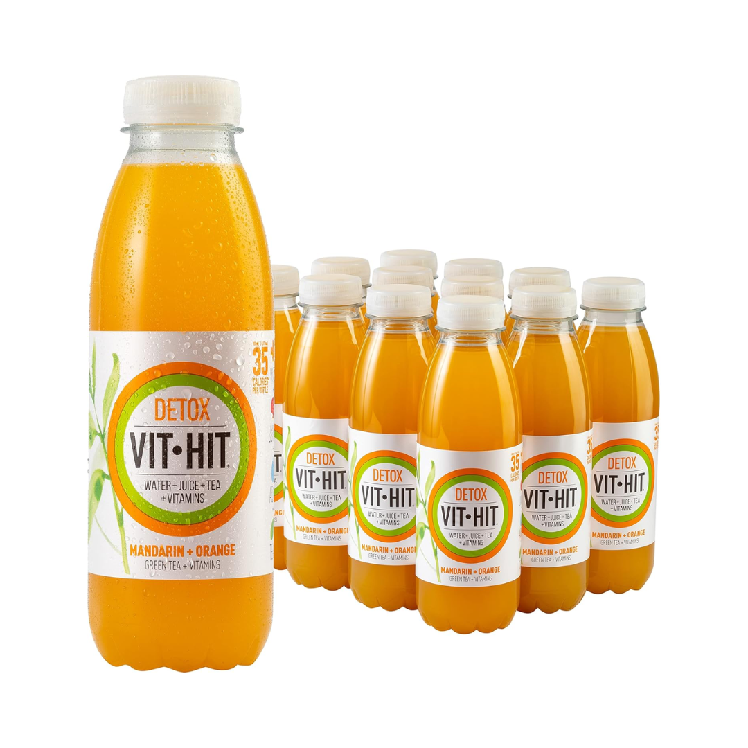 VITHIT Detox 12x500ml Mandarin & Orange