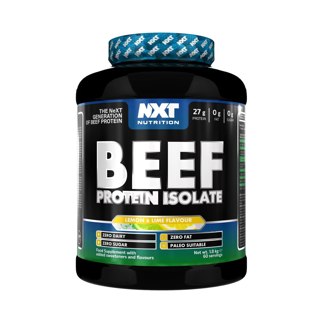 NXT Nutrition Beef Protein Isolate 1.8kg Lemon & Lime