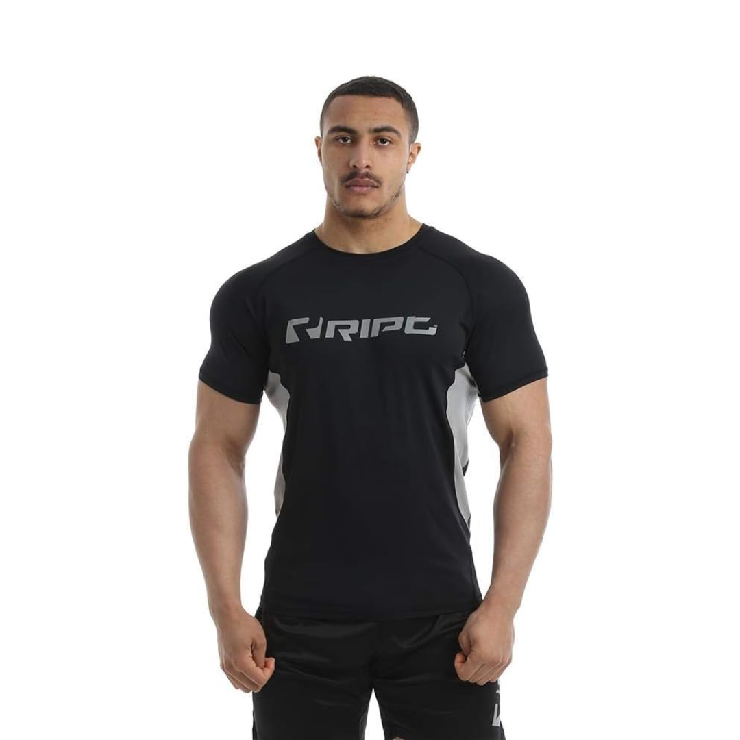 RIPT Contrast Performance T-Shirt L Black