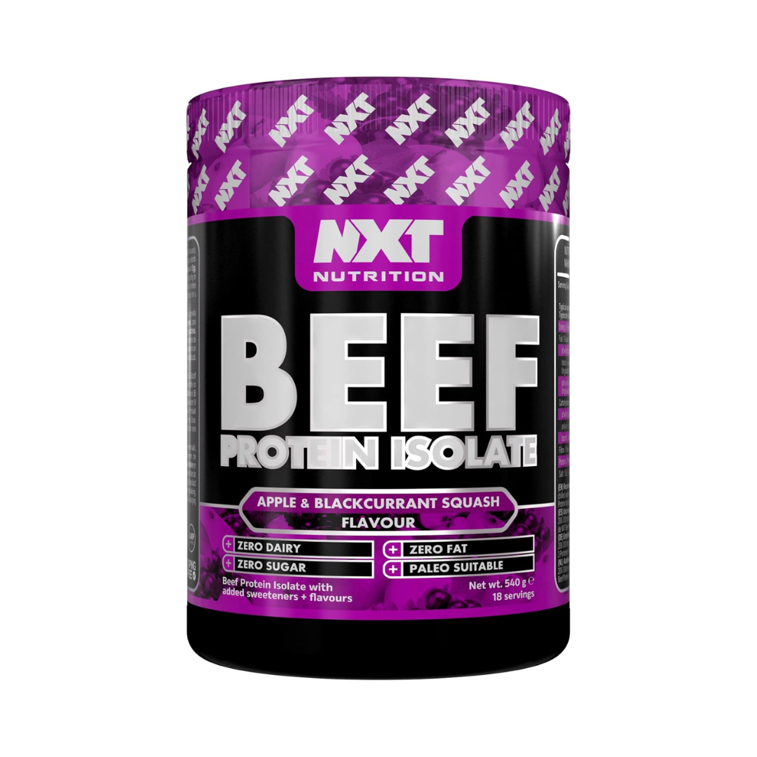 NXT Nutrition Beef Protein Isolate 540g Apple & Blackcurrant