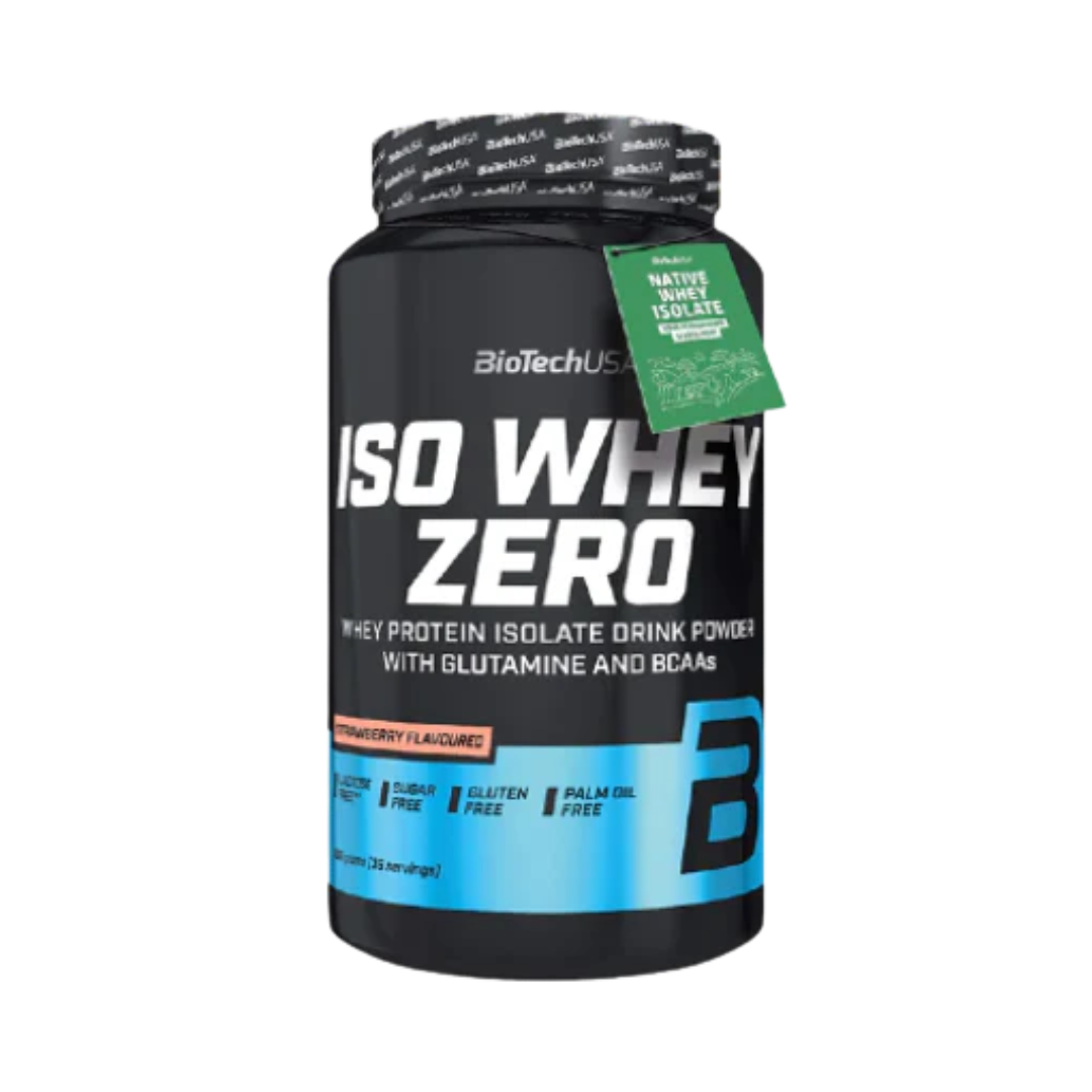 BioTech USA Iso Whey Zero 908g Strawberry