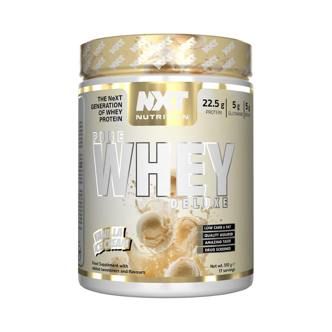 NXT Nutrition Pure Whey Deluxe 510g Vanilla Ice Cream