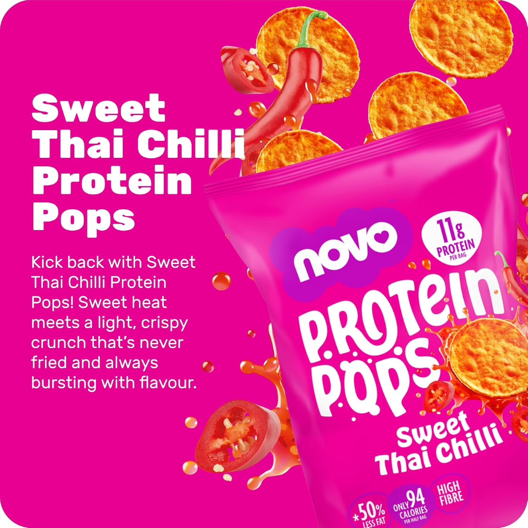 Novo Nutrition Novo Protein Pops 6x45g Sweet Chilli