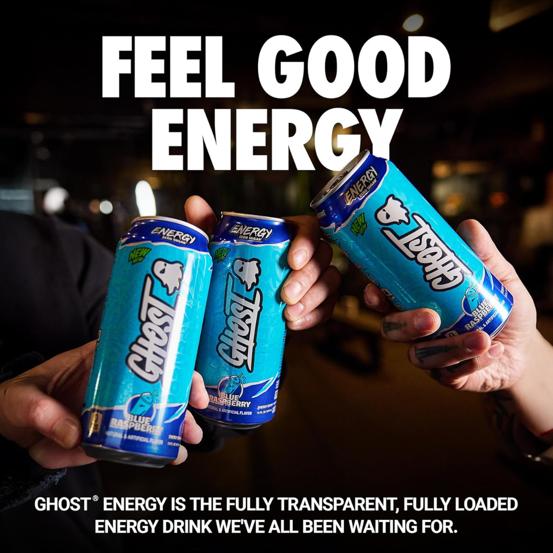 Ghost Energy 12x500ml Blue Raspberry