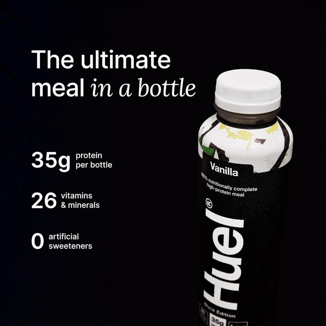 Huel Ready-to Drink Black Edition 8x500ml - Vanilla