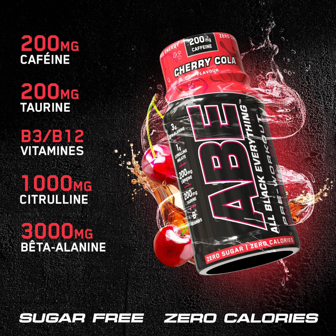 Applied Nutrition ABE (All Black Everything) Shots 60ml Cherry Cola