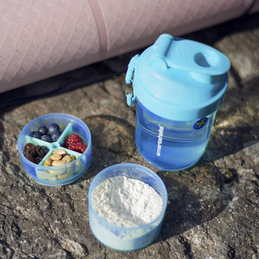 SmartShake O2Go Shaker 600ml Neon Blue