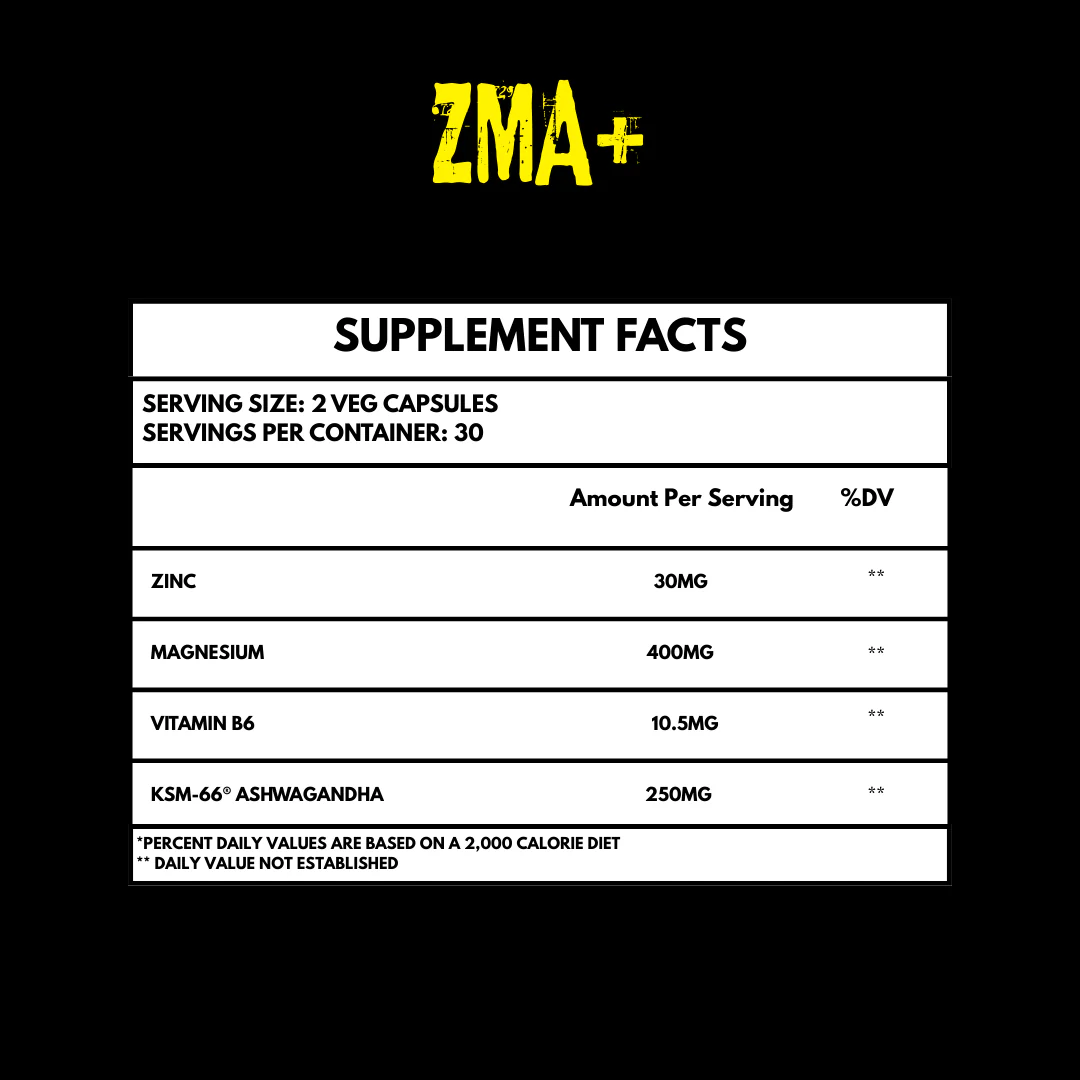 SWOLE Lifestyle ZMA+ 60 Caps