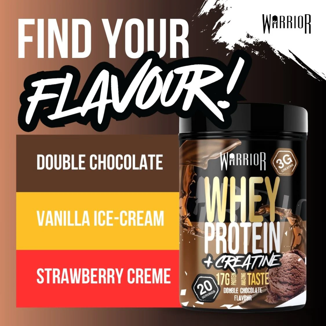 Warrior Creatine Plus Whey 500g Double Chocolate