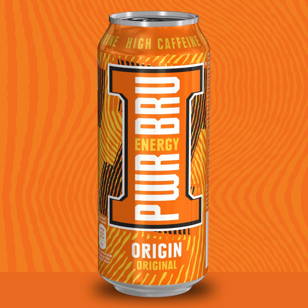 Irn-Bru Pwr-Bru Original 12x500ml Orange