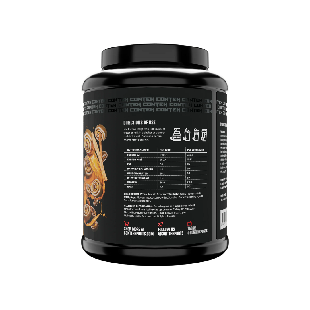 Conteh Sports Whey Elite 1980g Cinnamon Swirl
