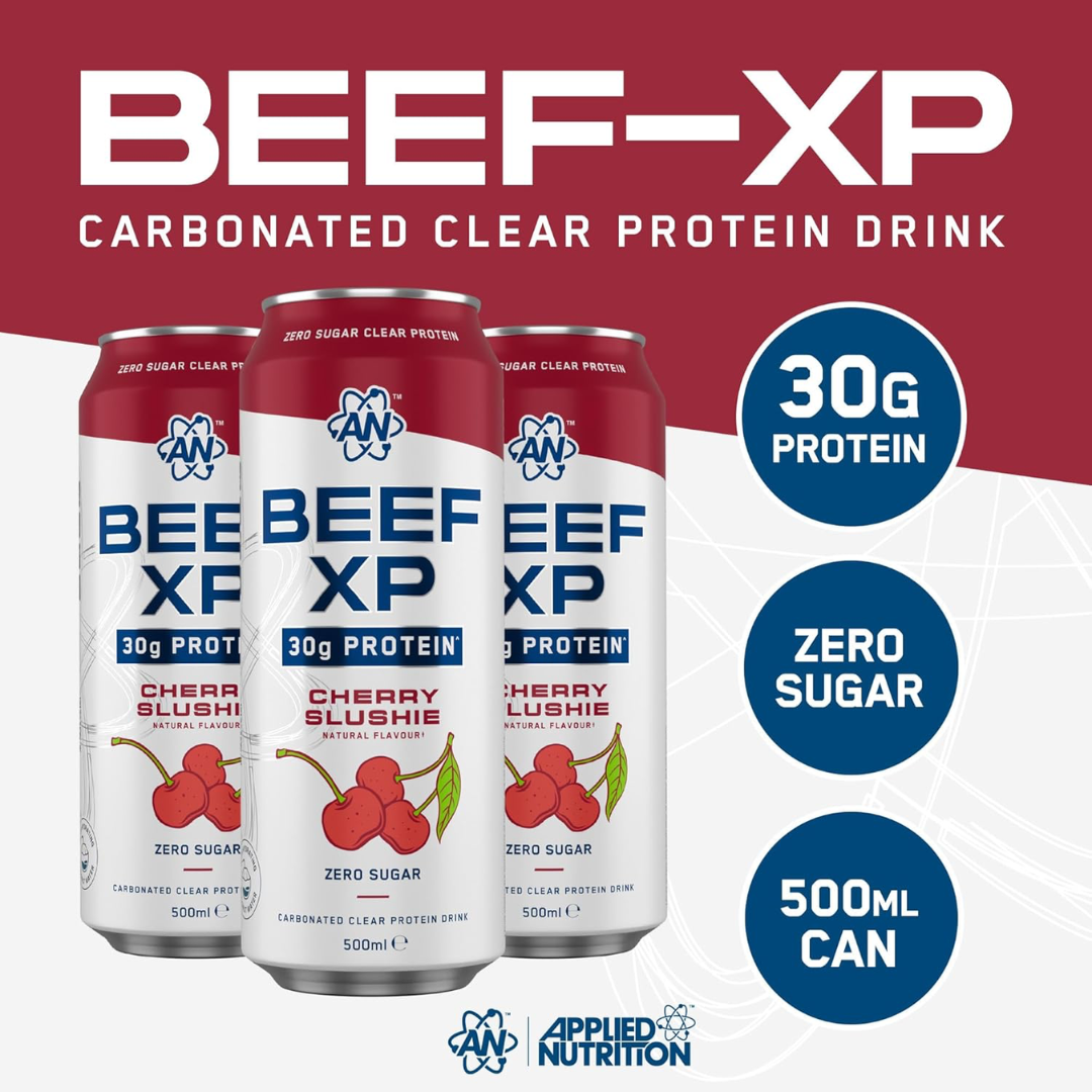 Applied Nutrition Beef XP 12x500ml Cherry Slushie