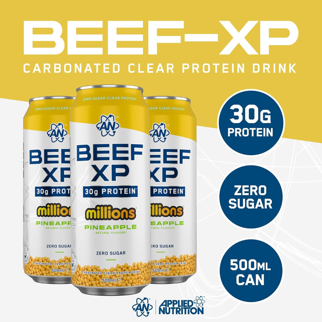 Applied Nutrition Beef XP 12x500ml Millions Pineapple