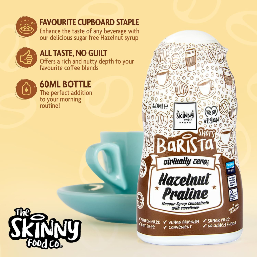The Skinny Food Co Sugar Free Coffee Shots 60ml French Vanilla