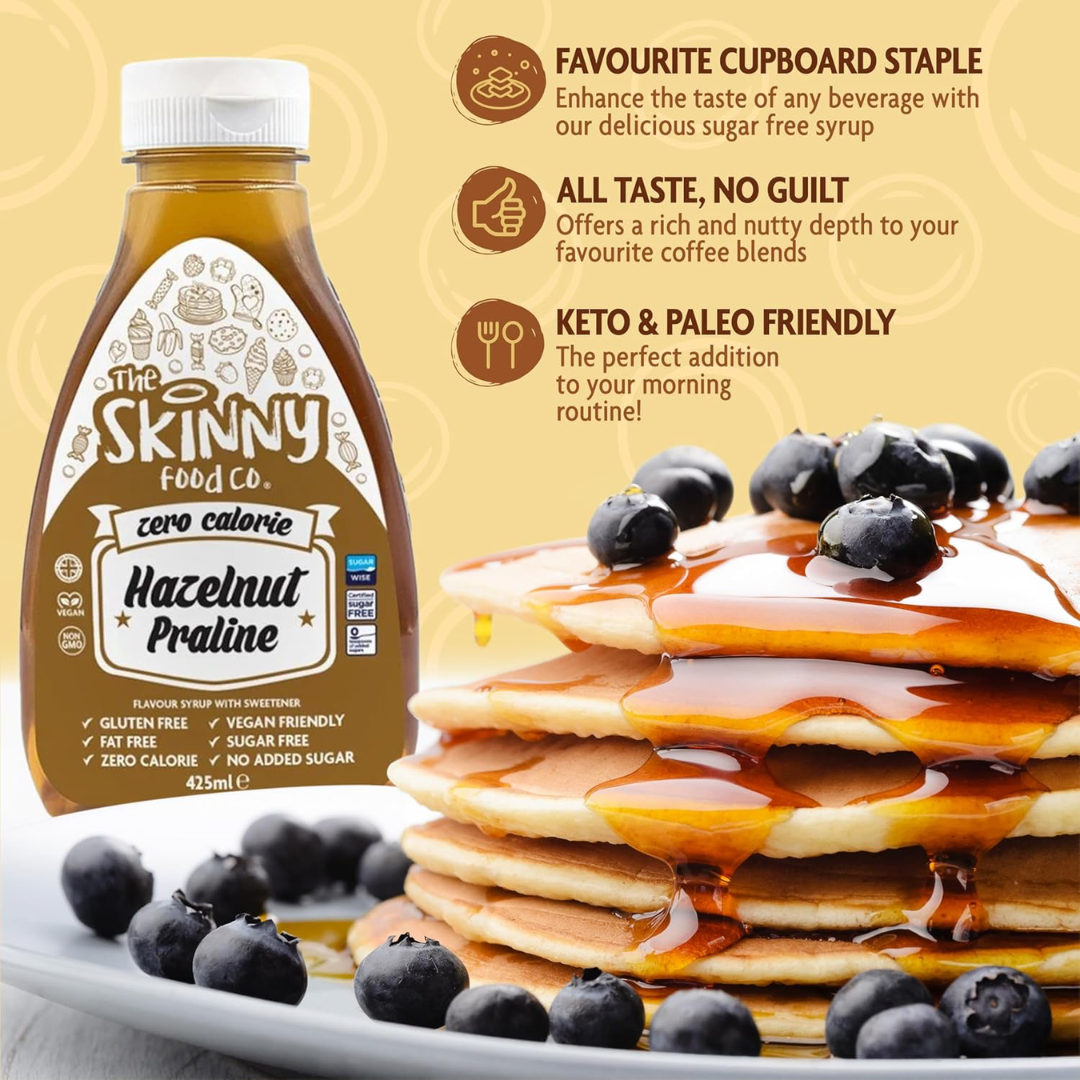 The Skinny Food Co Zero Calorie Skinny Syrup 425ml Chocolate