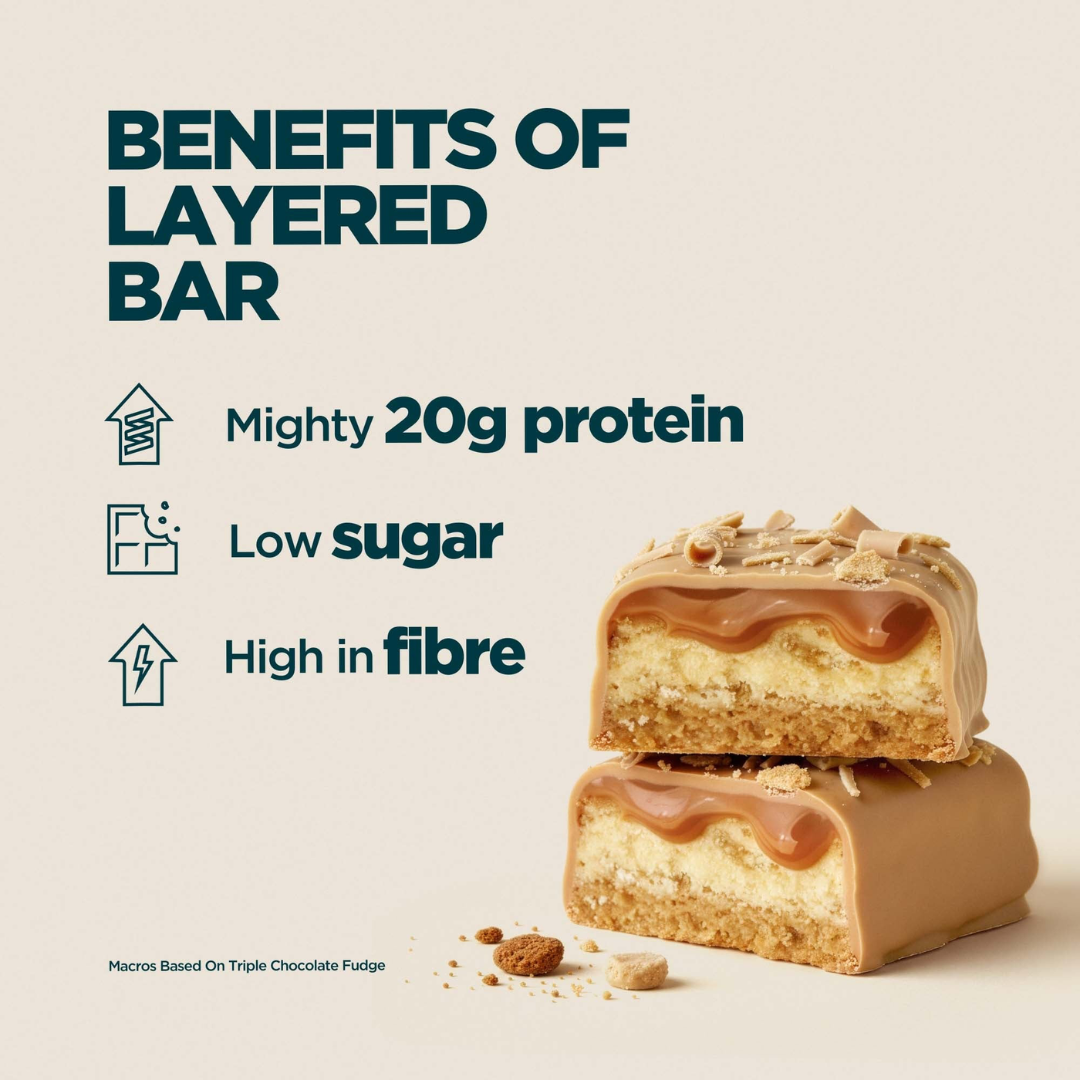 MyProtein Layered Bar 12 x 60g White Gold