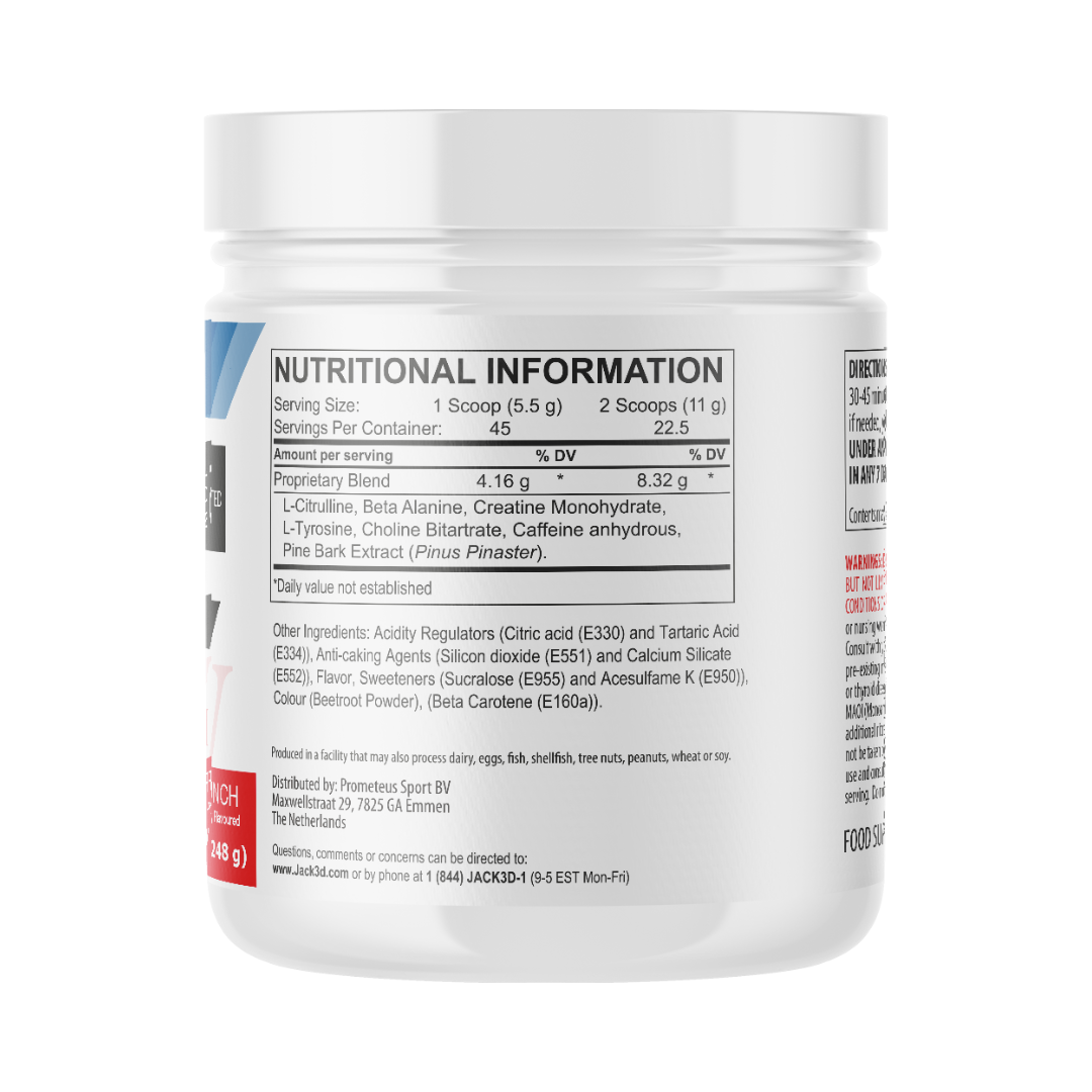 USP Labs Jack3d Advanced 248g Fruit Punch