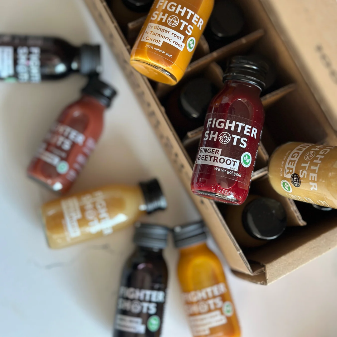 Fighter Shots 12x60ml Ginger + Turmeric + Carrot