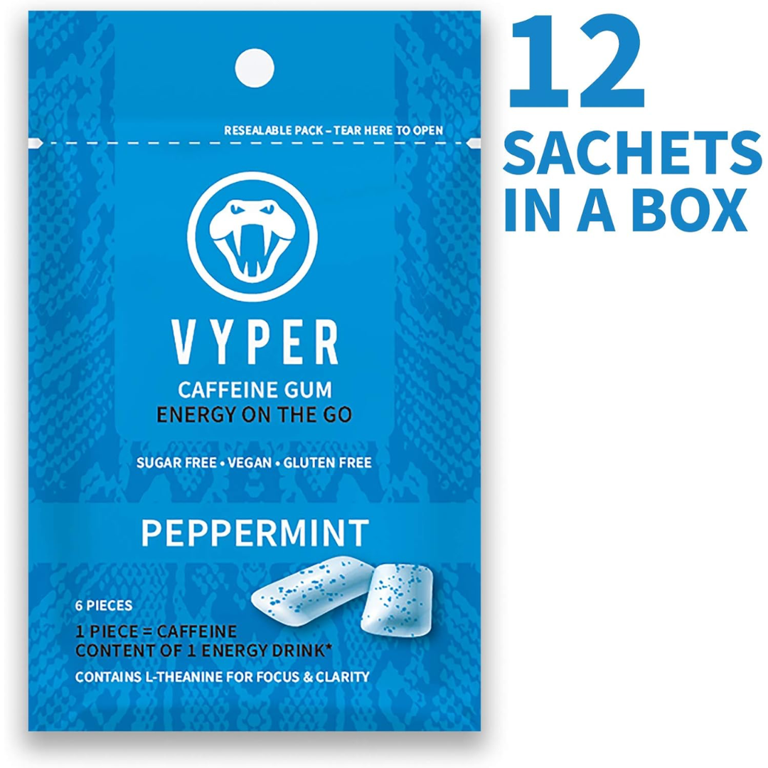 VYPER Caffeine Gum 12x14g Peppermint