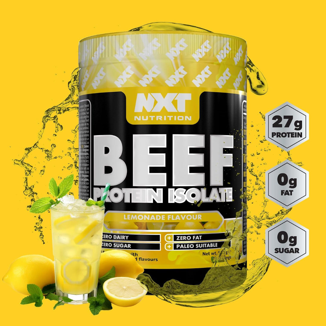 NXT Nutrition Beef Protein Isolate 540g Lemonade
