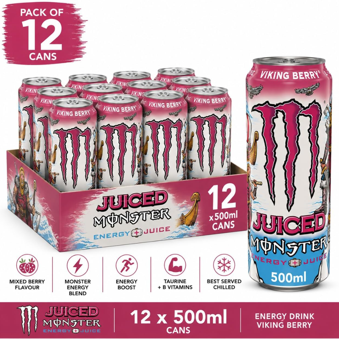 Monster Energy Monster Juiced 12x500ml Viking Berry